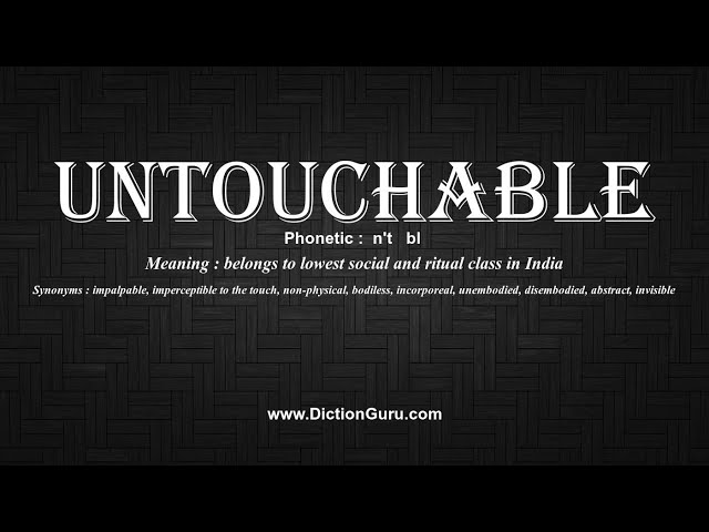 untouchability synonyms