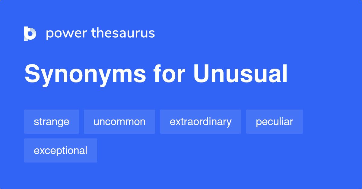 unusual synonym