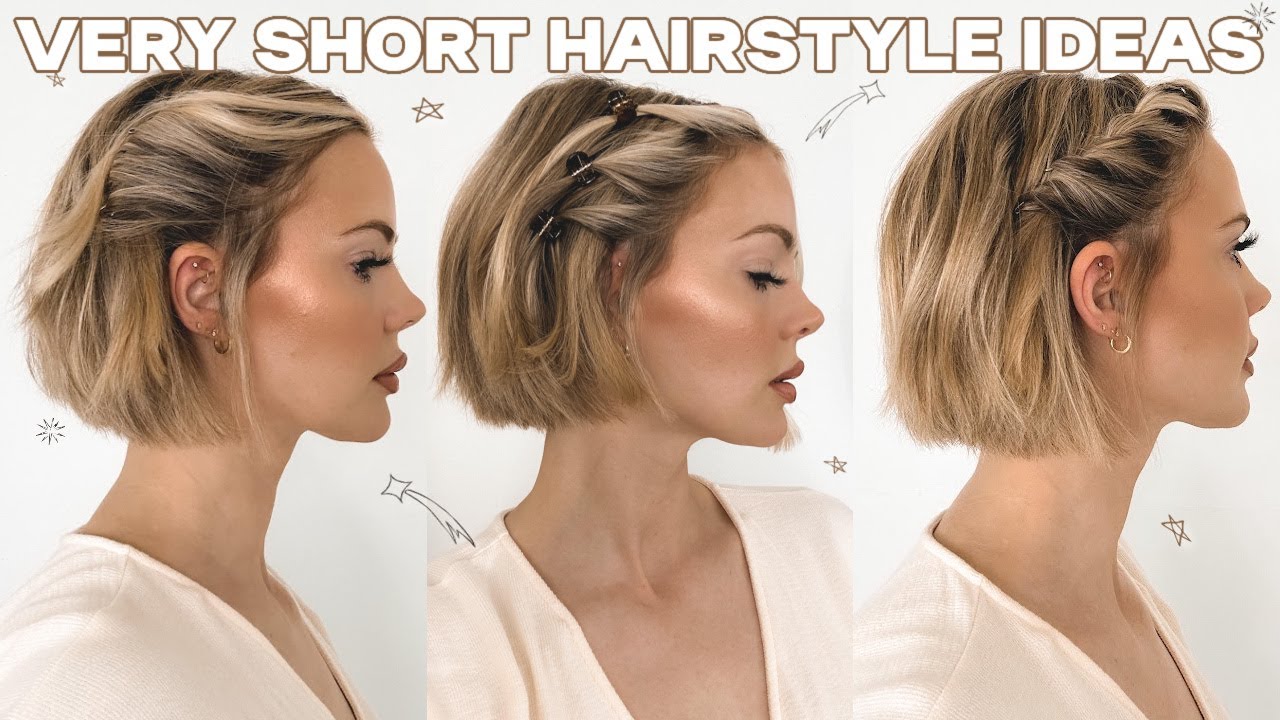 updo hairstyles for short hair