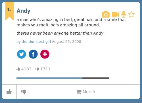 urban dictionary andy