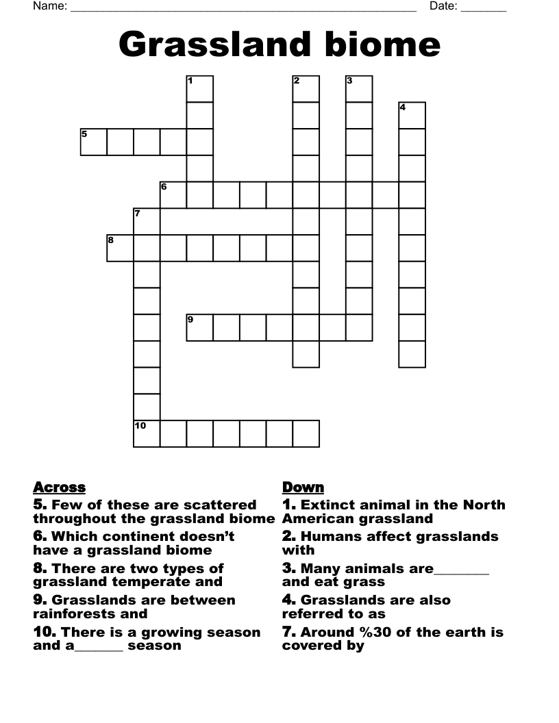 us grassland crossword clue