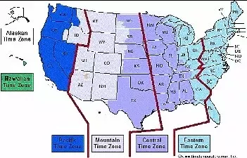 utc time zone for texas