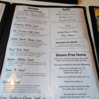 valhalla crossing restaurant menu