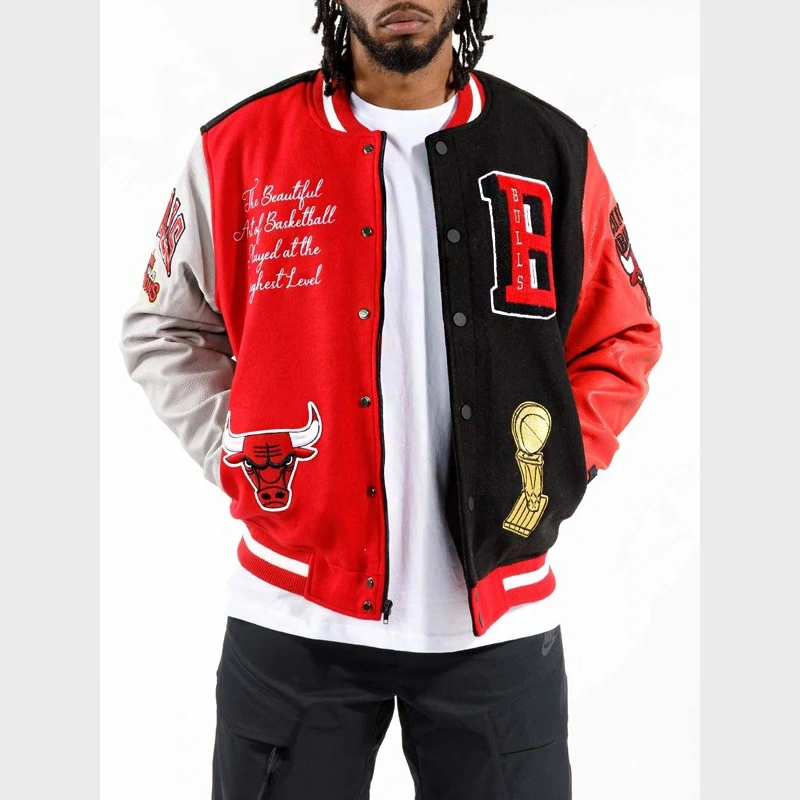 varsity chicago bulls jacket