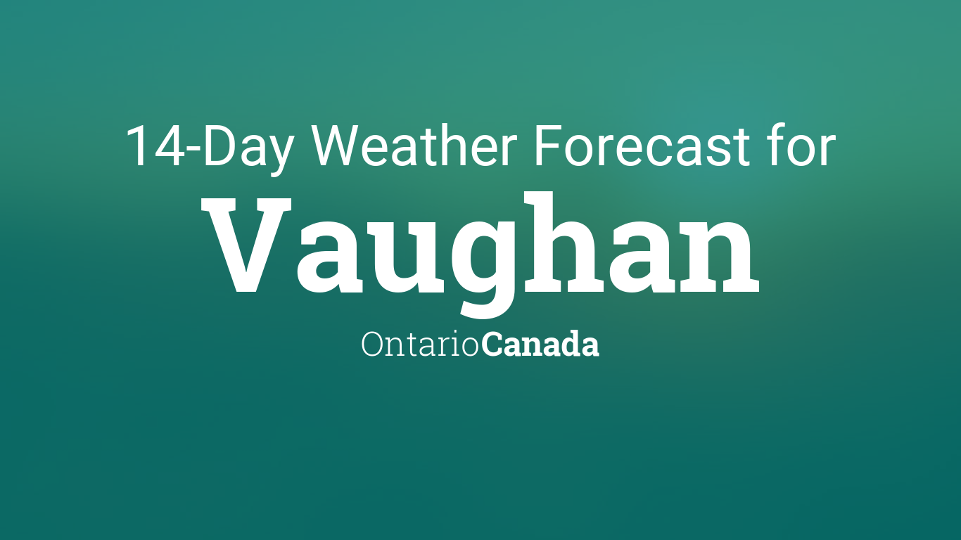 vaughan ontario weather