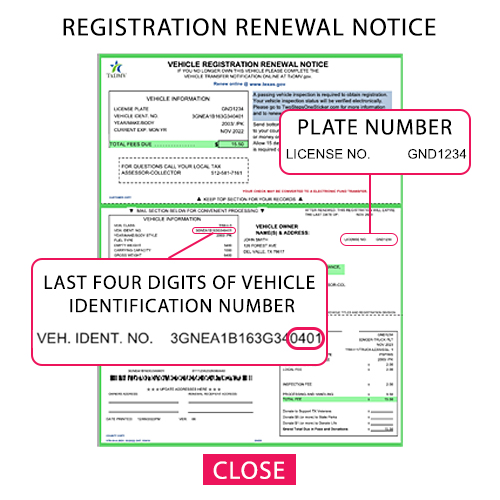 vehicle registration renewal collin county