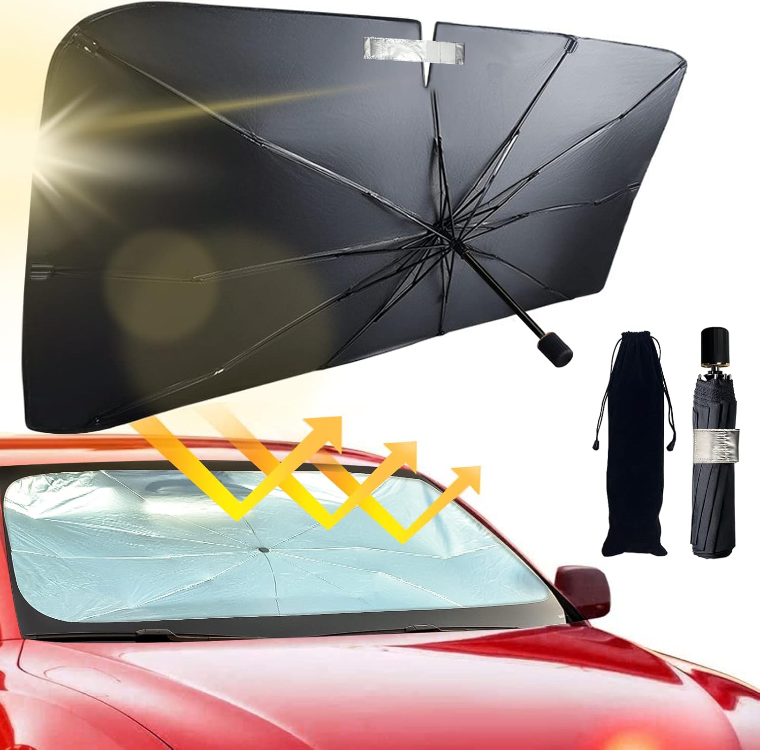 vehicle windshield sun shade