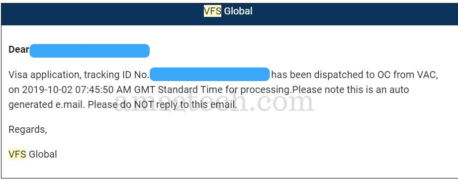 vfsglobal tracking