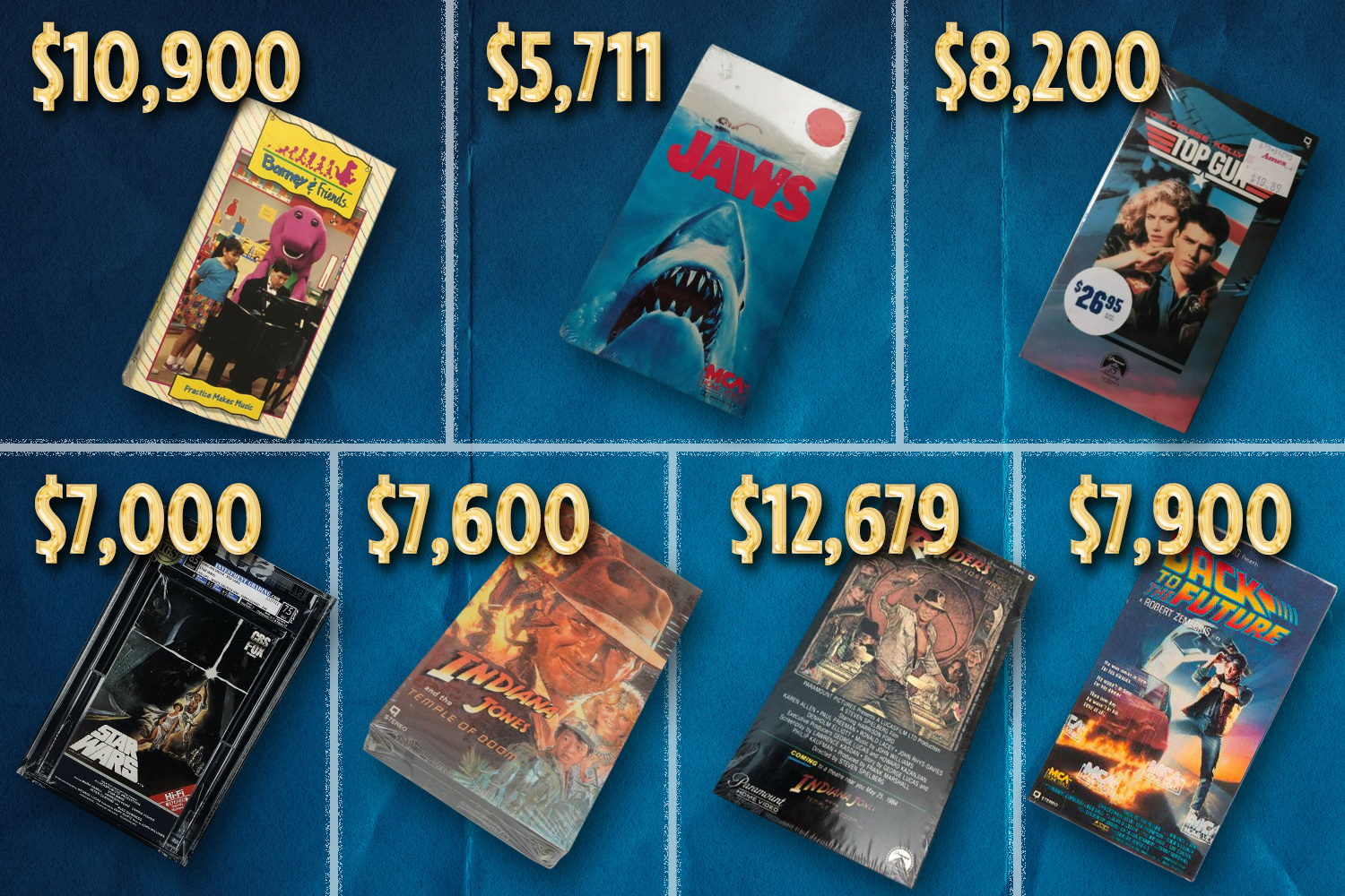 vhs video tapes worth money