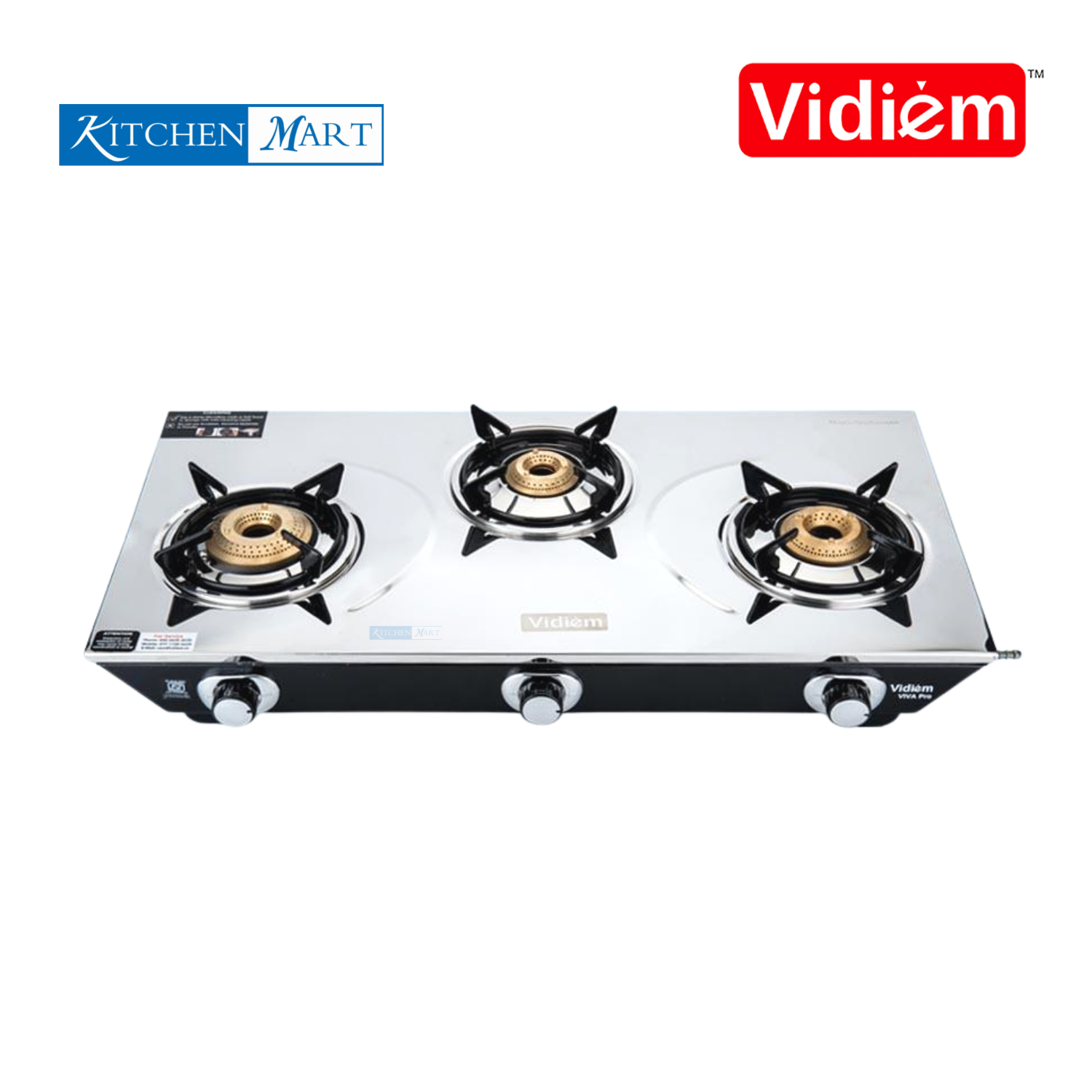 vidiem viva ss 3 burner