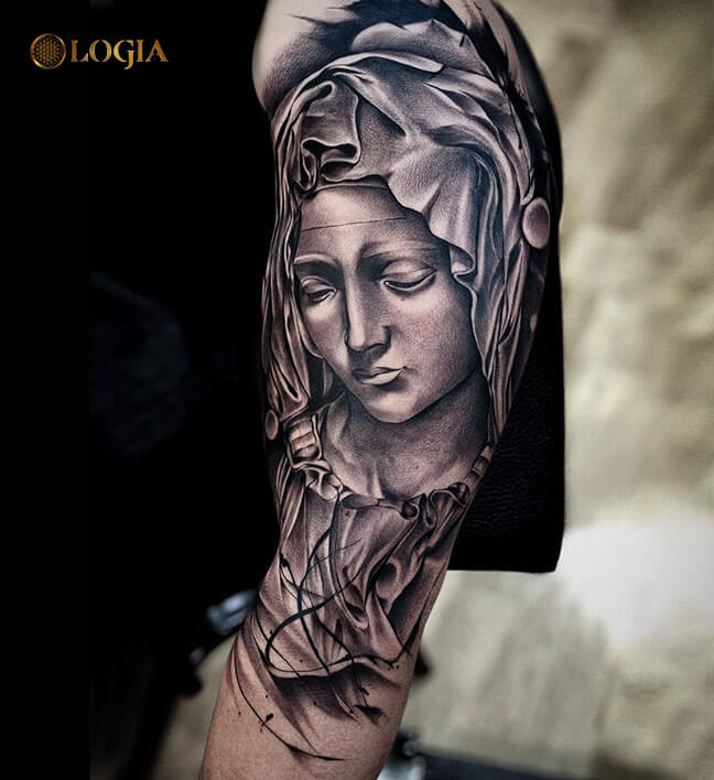 virgen tatto