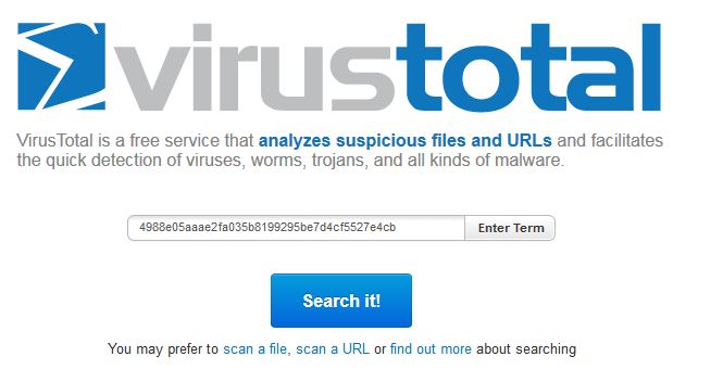 virustotal com