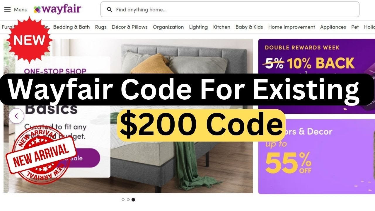 wayfair discount promo code