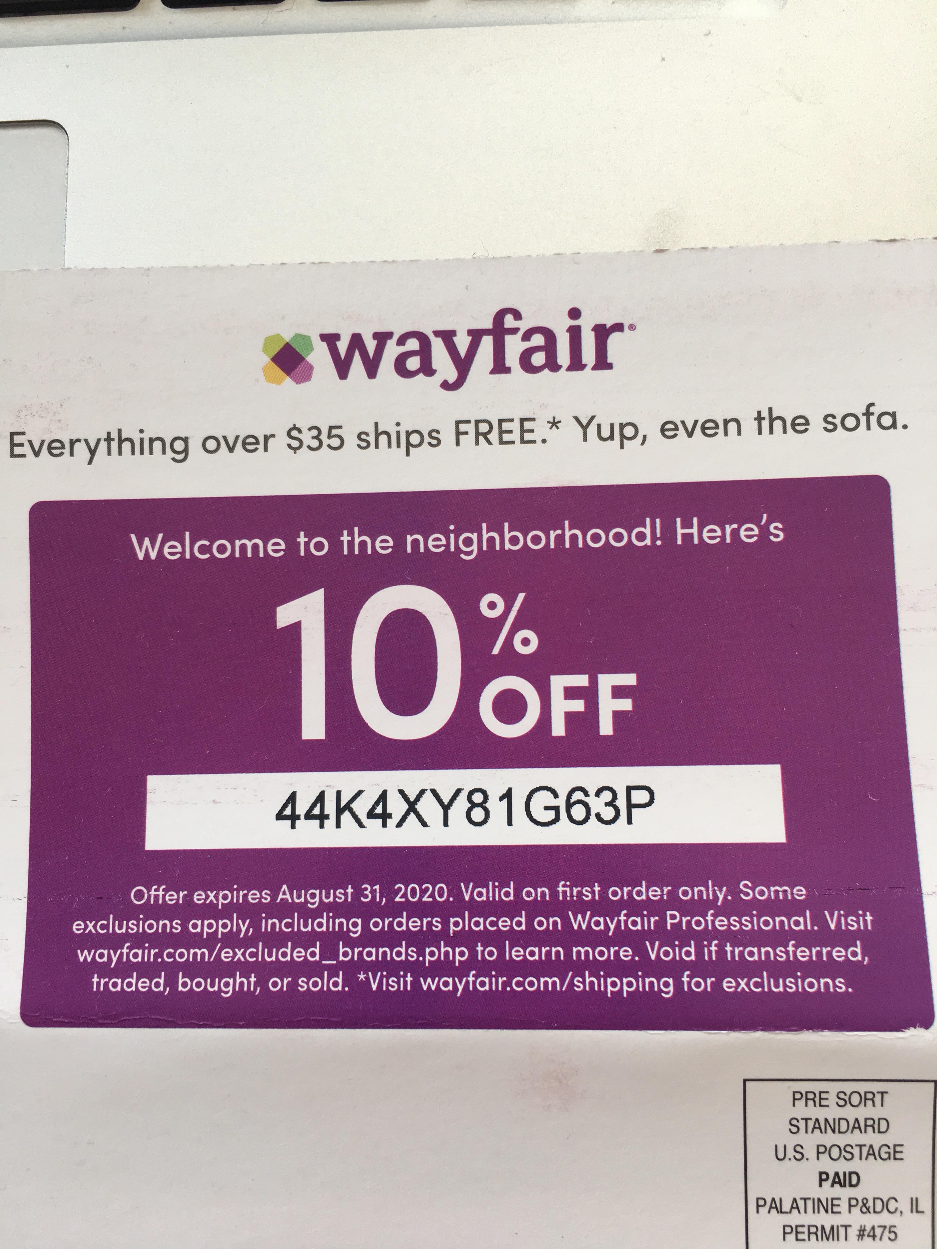 wayfair promo discount