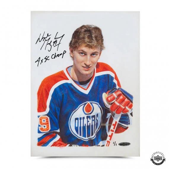 wayne gretzky autographed card