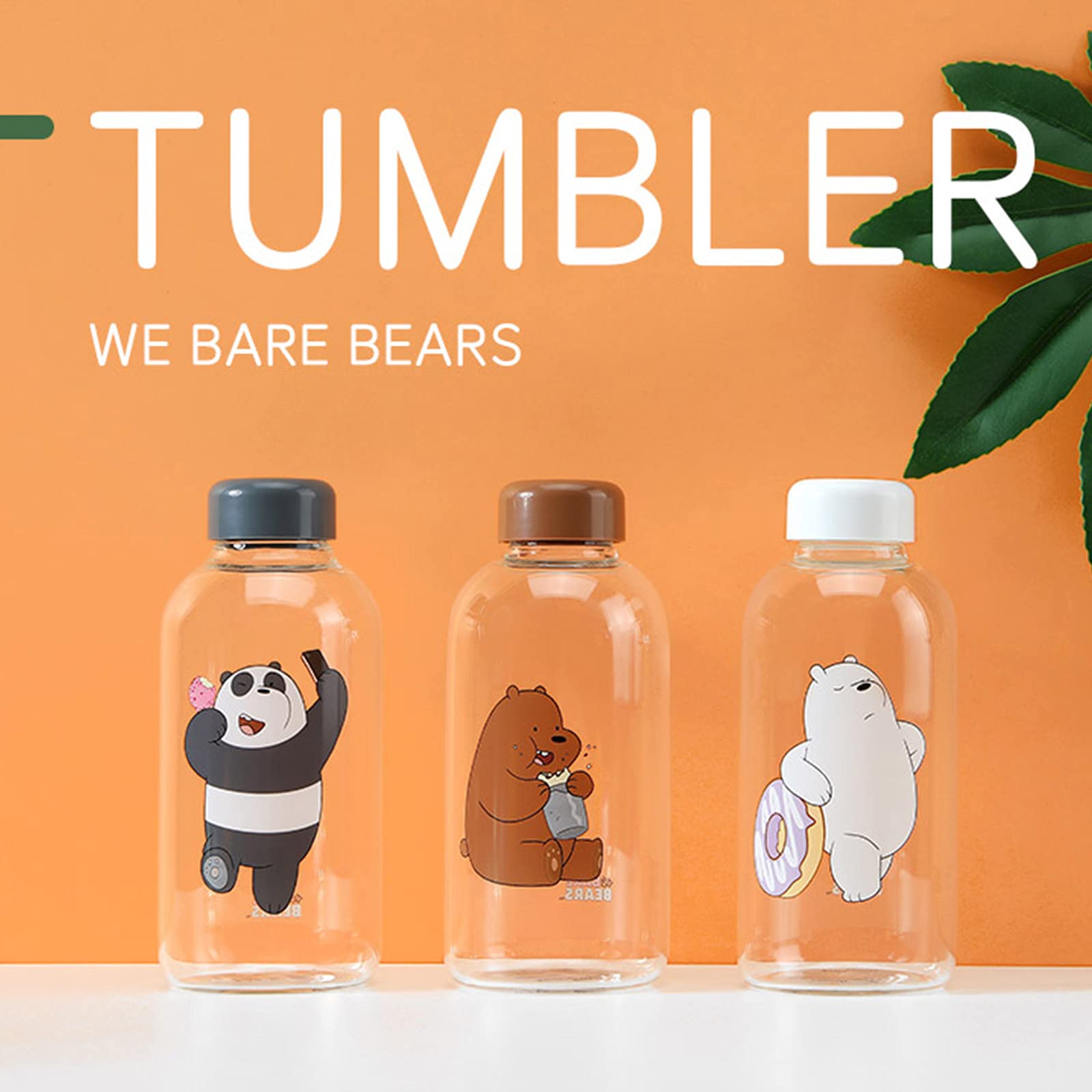 we bare bears water bottle