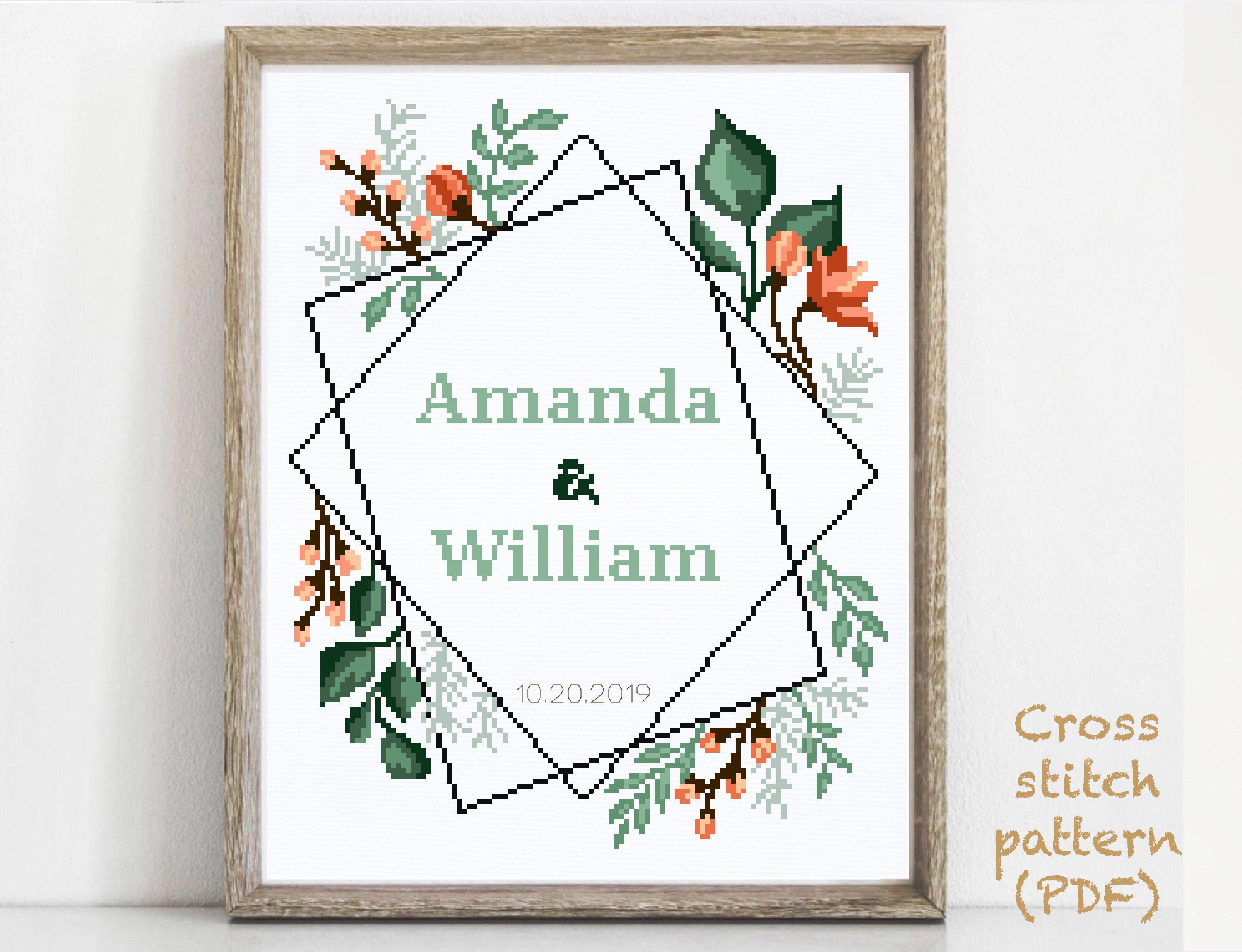 wedding cross stitch patterns