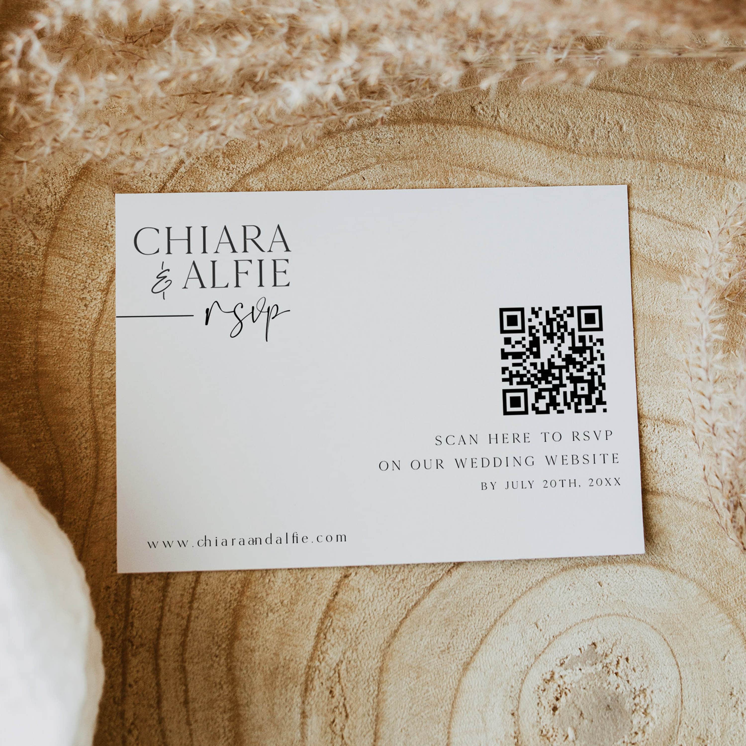 wedding rsvp qr code