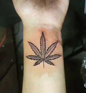 weed tattoos