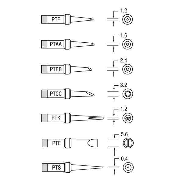 weller soldering iron tips