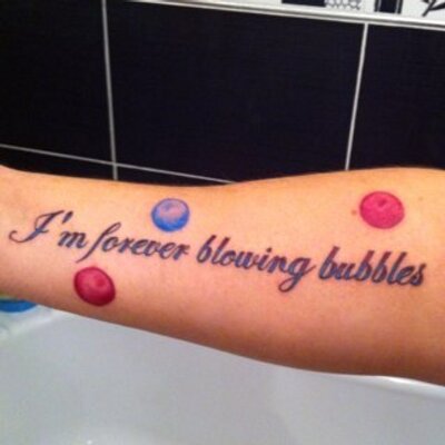 west ham bubbles tattoo