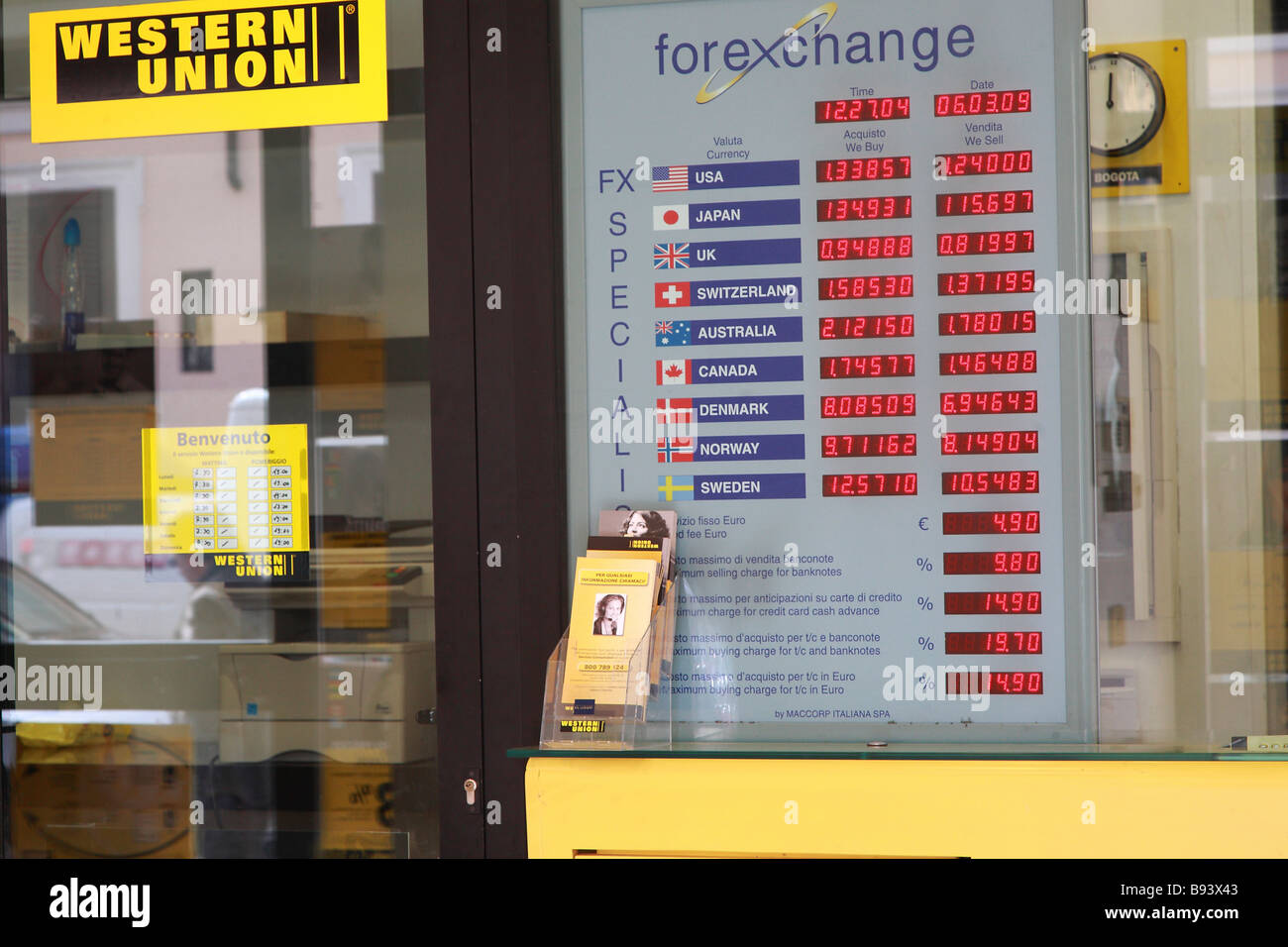 western union currency exchange