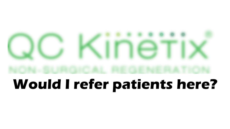 what does qc kinetix actually do