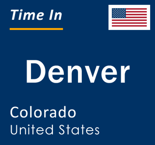 what is denver co time zone