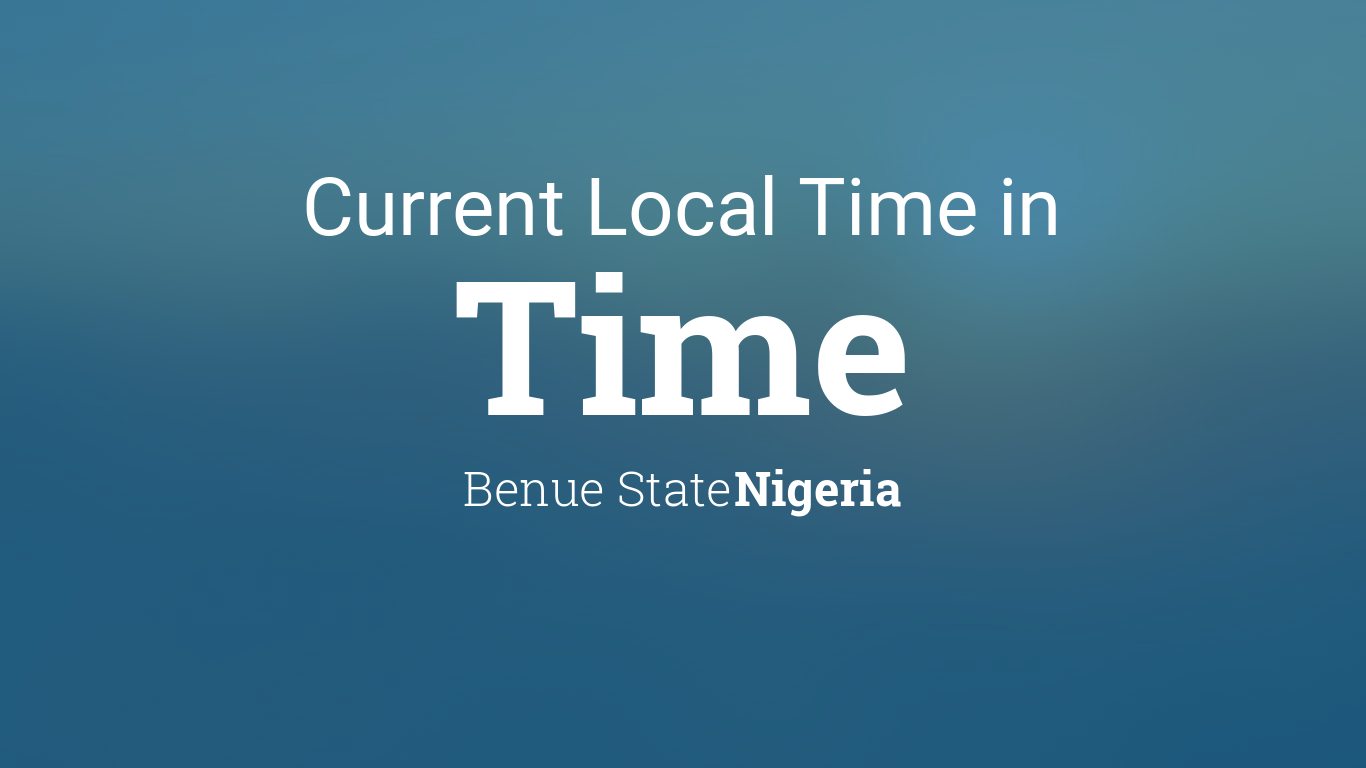 what is the nigeria time now