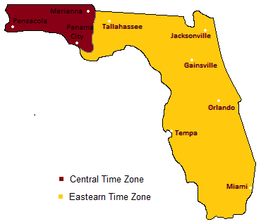 what time zone is in florida