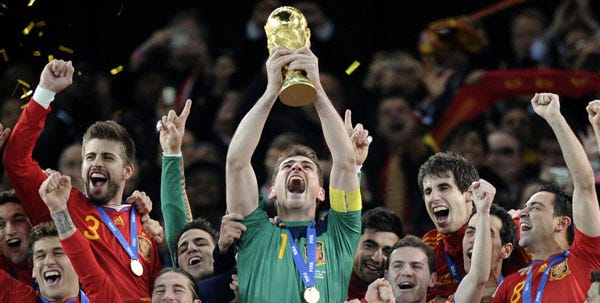 who won the 2010 soccer world cup