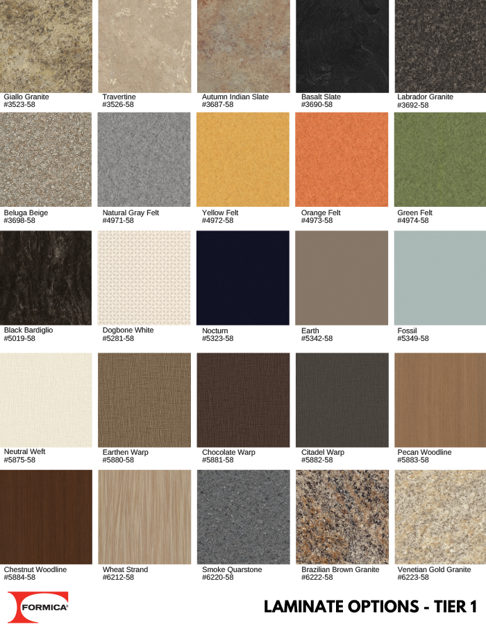 wilsonart laminate colors