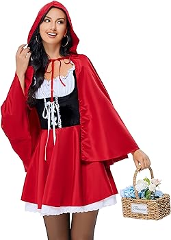 womens red riding hood costume