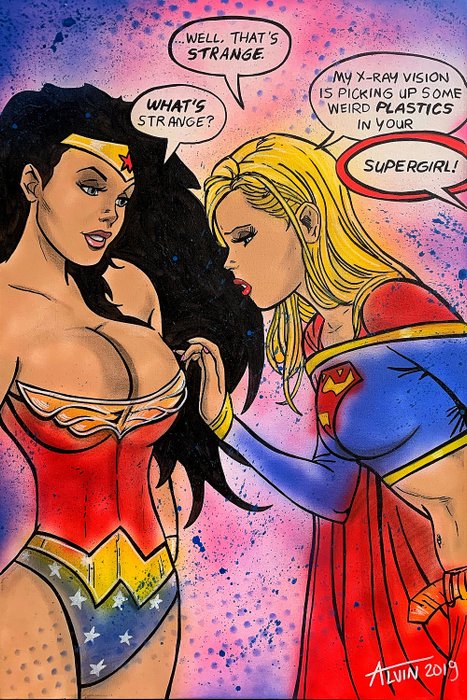 wonder woman big boobs