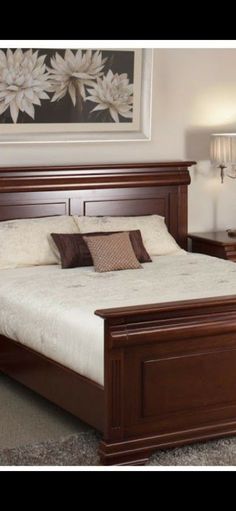 wooden bed design pinterest