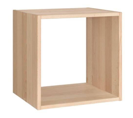 wooden cube shelves