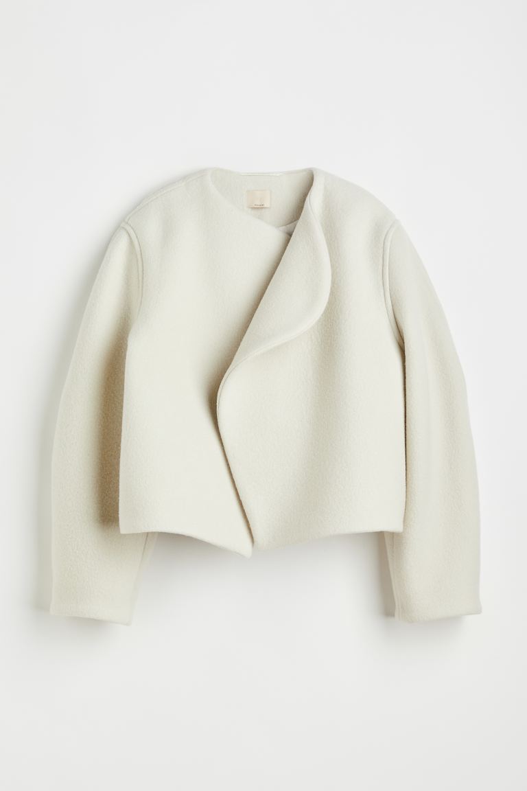 wool jacket h&m