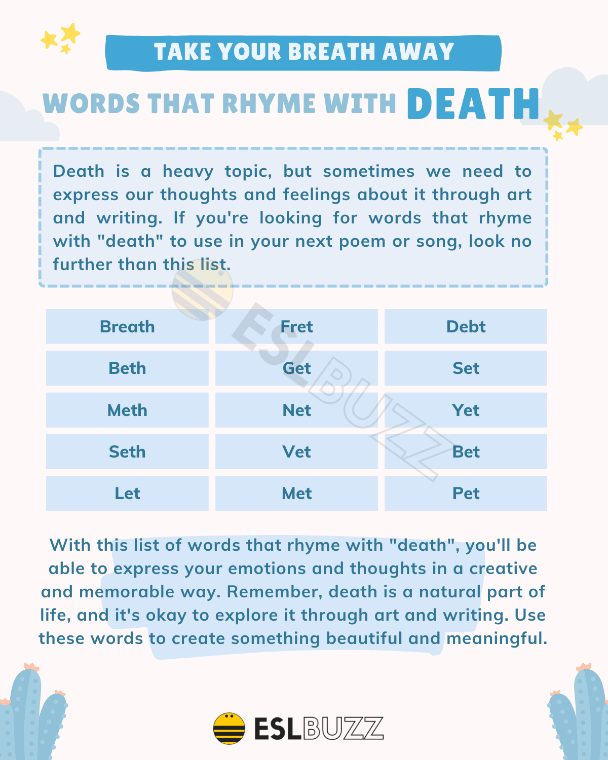 words that rhyme with die