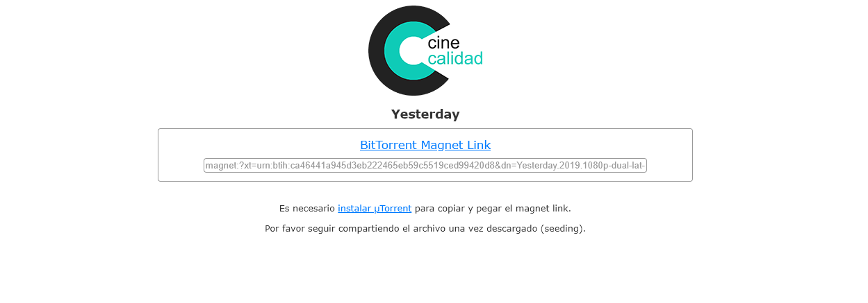 www cinecalidad to torrent