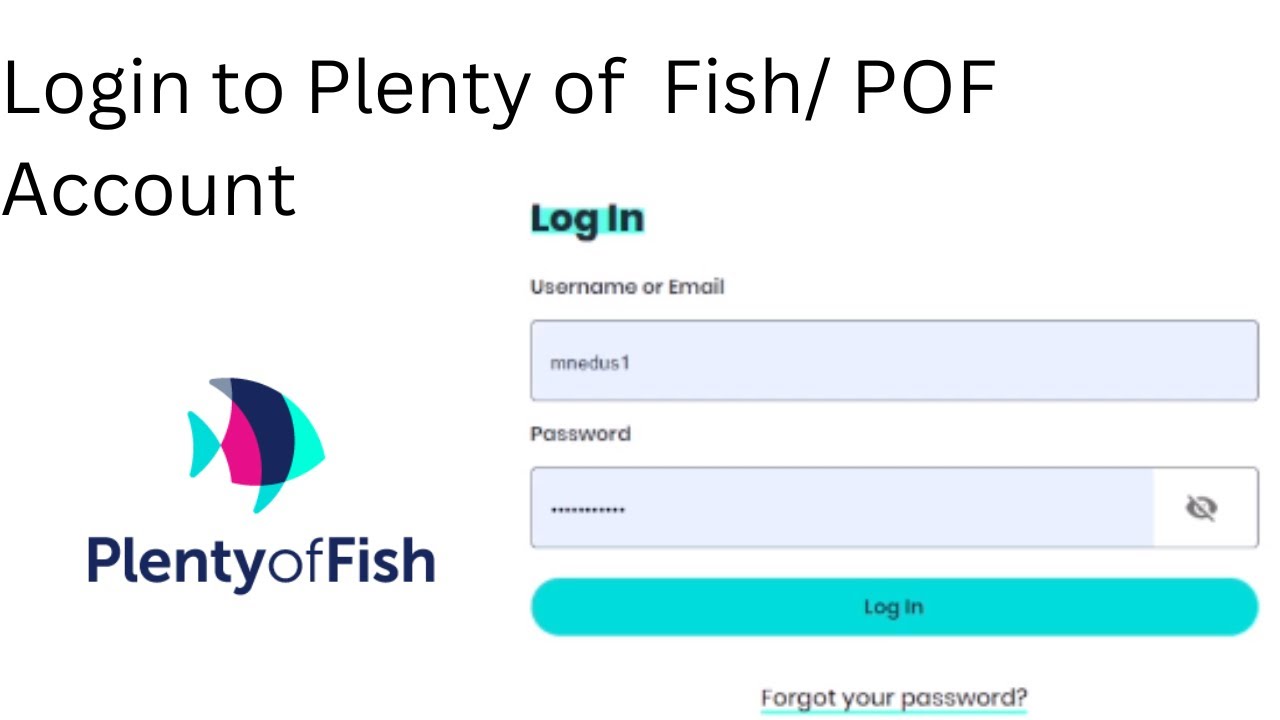 www plenty of fish login