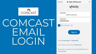 xfinity email log in