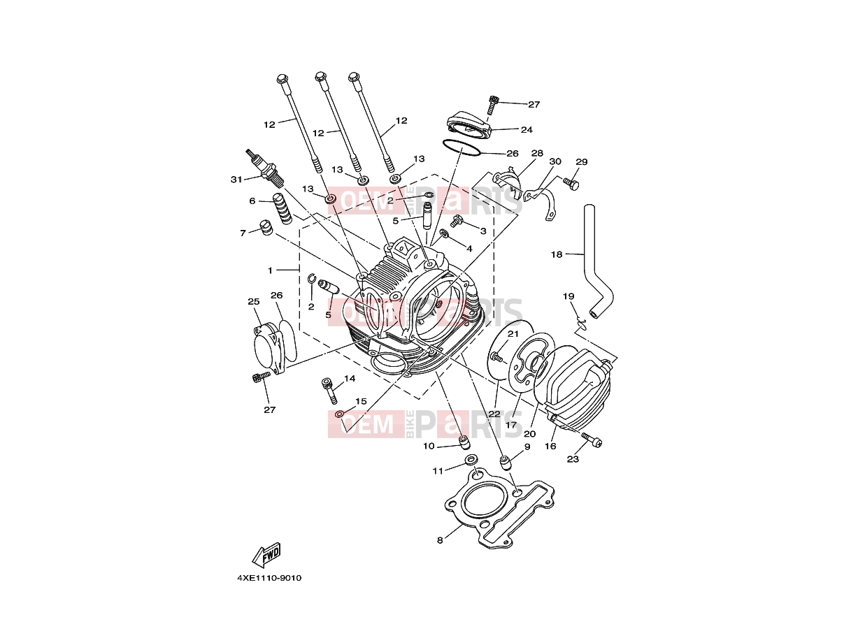 yamaha bear tracker 250 parts diagram