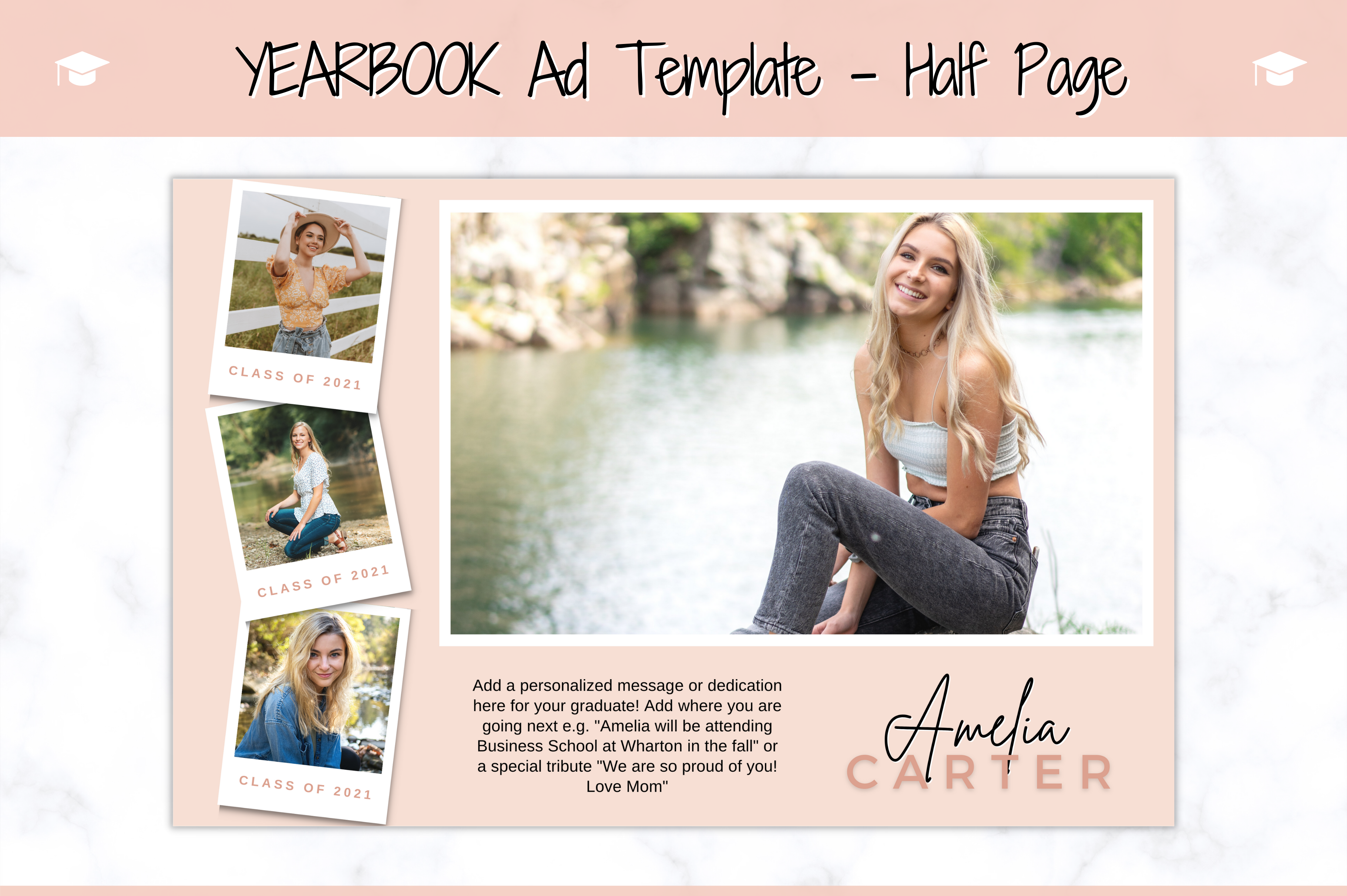 yearbook ad template