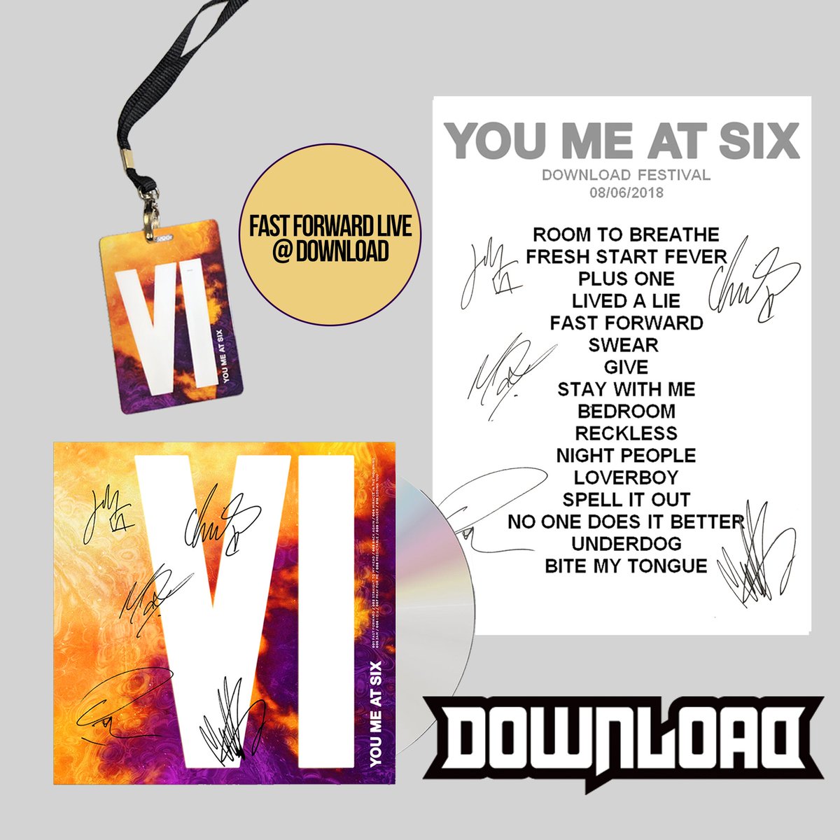 you me at six setlist