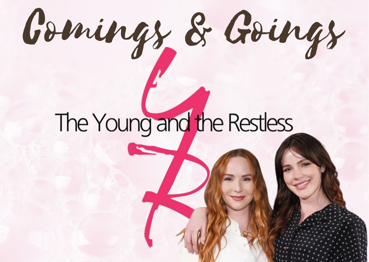 young and the restless coming and goings