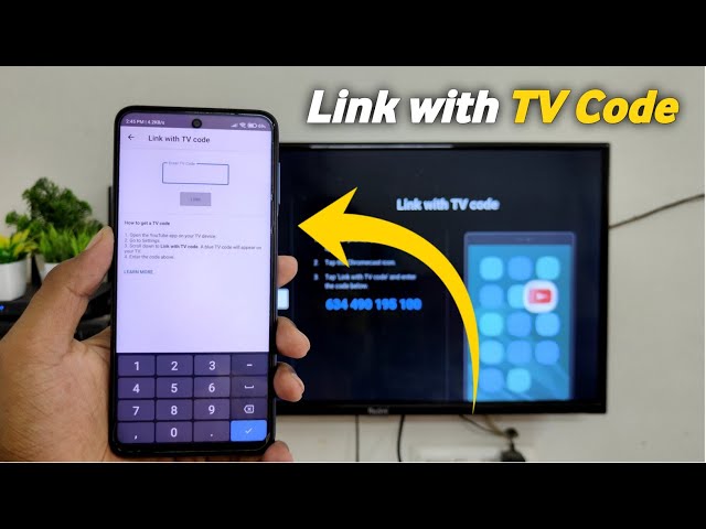 youtube tv code