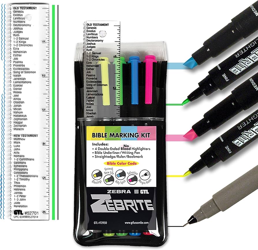 zebra bible highlighters