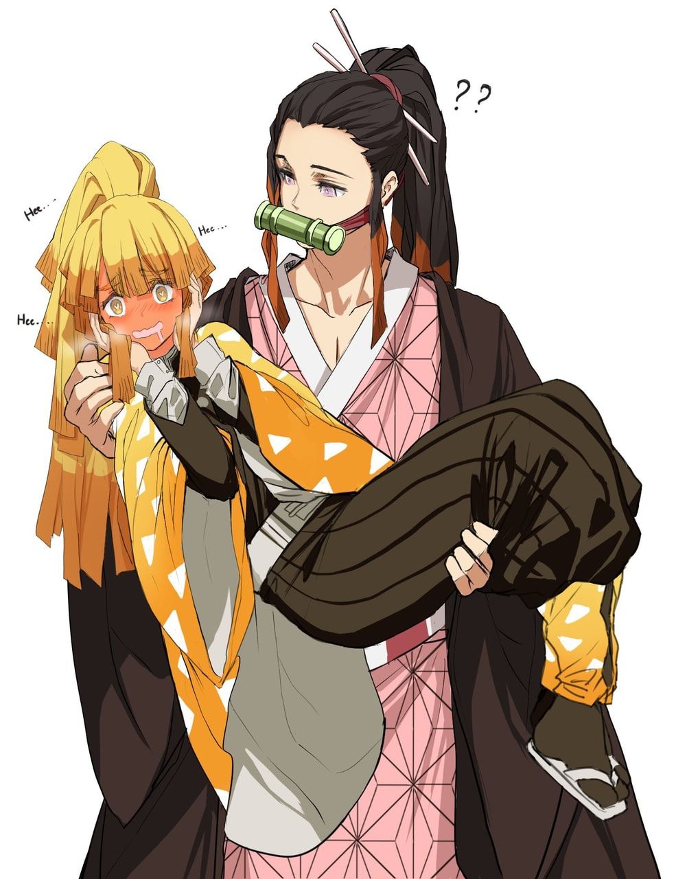 zenitsu x nezuko