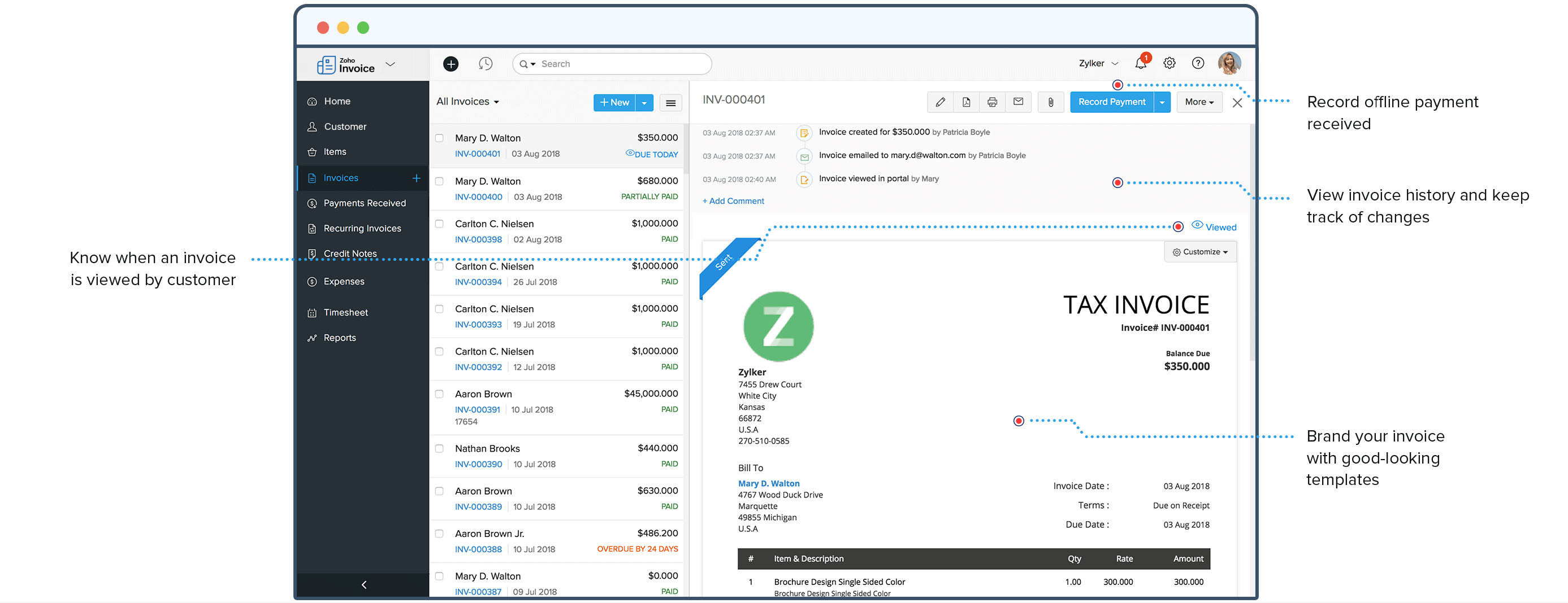 zoho billing